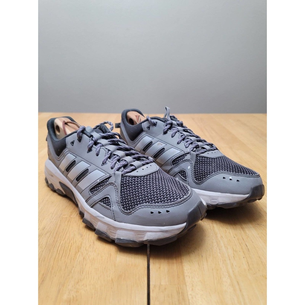 Adidas Rockadia Trail Shoes Mens 11.5 Black Running Hiking Low Top Sneakers